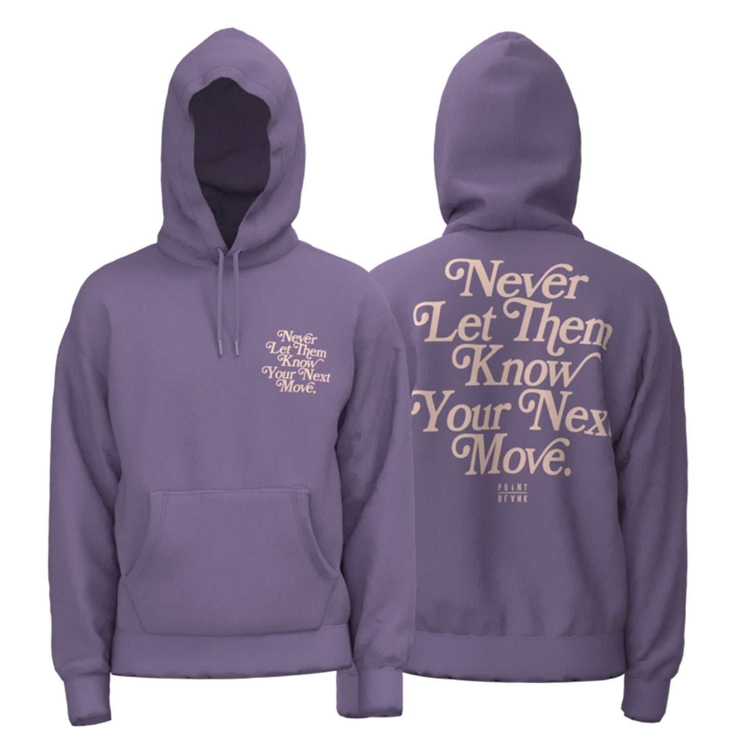 Never Let Them Know Hoodie - Mauve